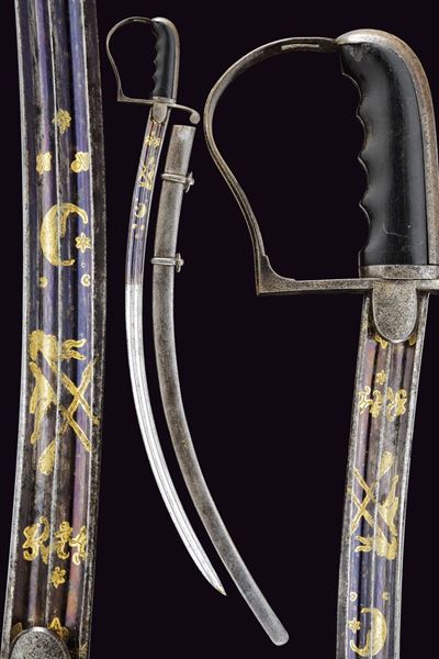 Sciabola da ufficiale, Regno di Sardegna, 1820-1840