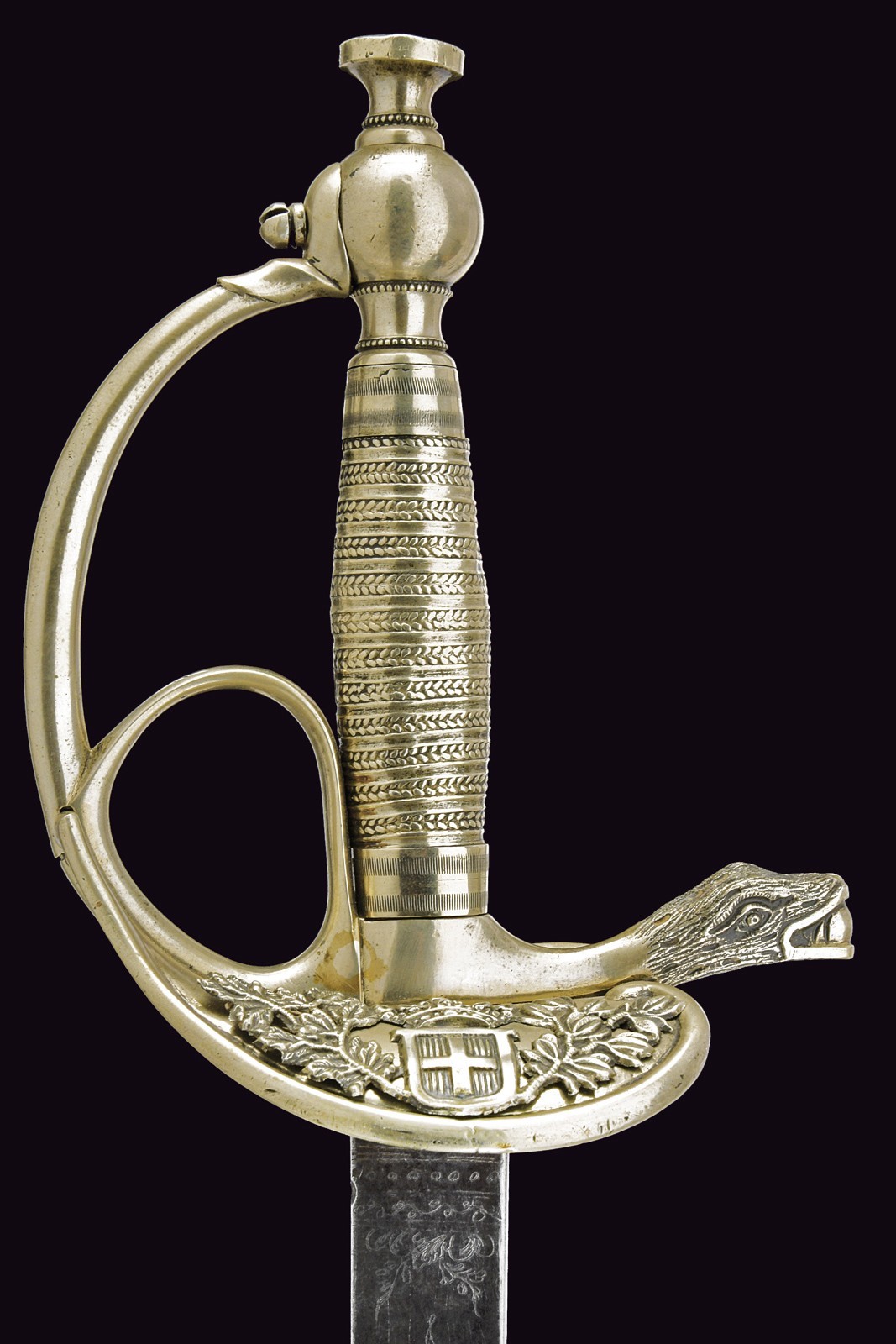 Spada Albertina modello 1833 da Ufficiale Medico, Regno di Sardegna, lunghezza 99 cm