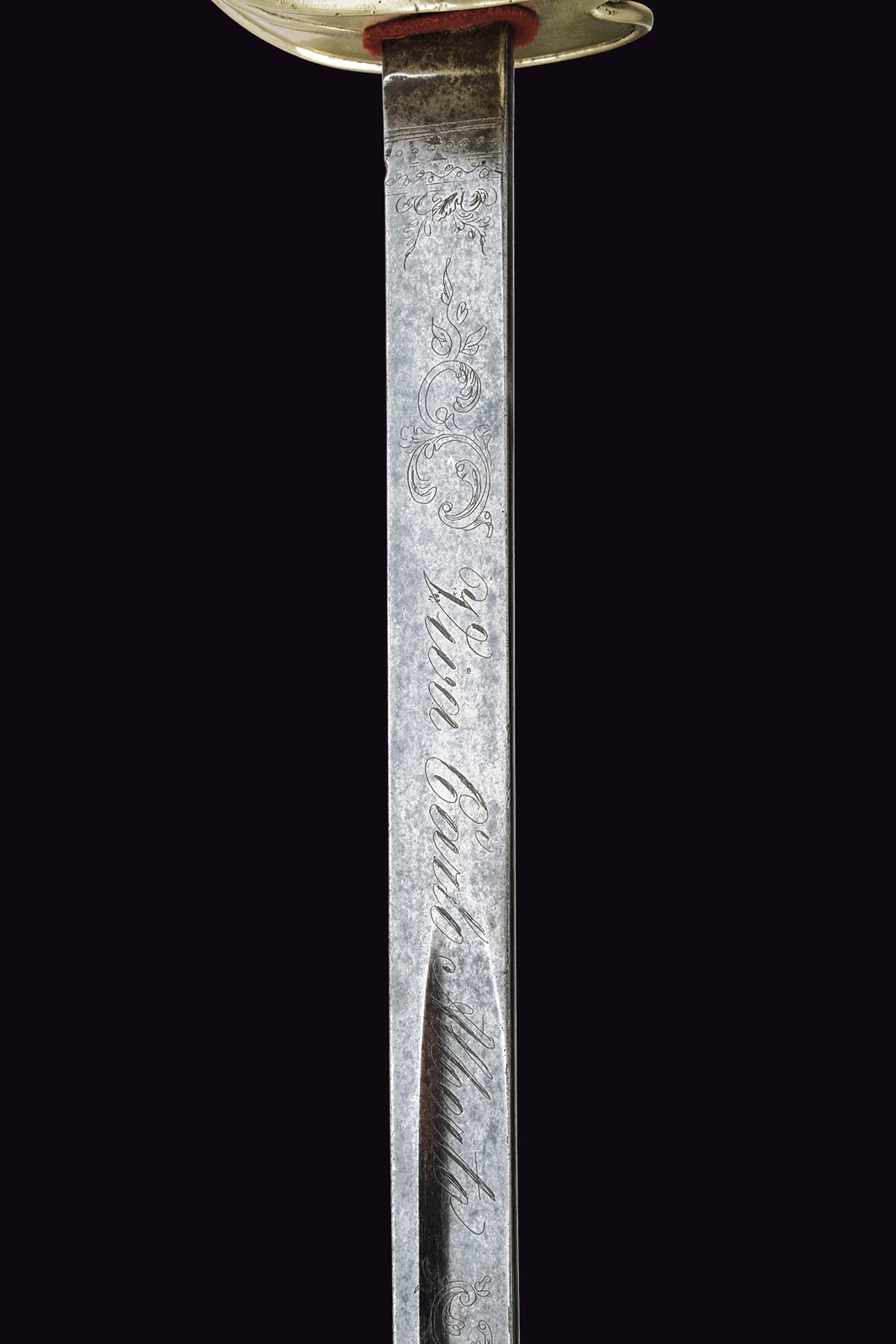 Spada Albertina modello 1833 da Ufficiale Medico, Regno di Sardegna, lunghezza 99 cm