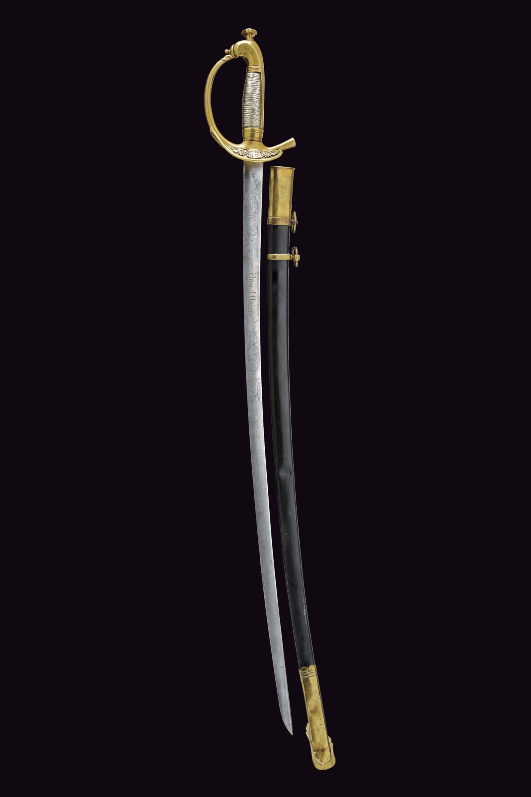Spada Albertina mod. 1833, Servizio Amministrativo, Regno di Sardegna