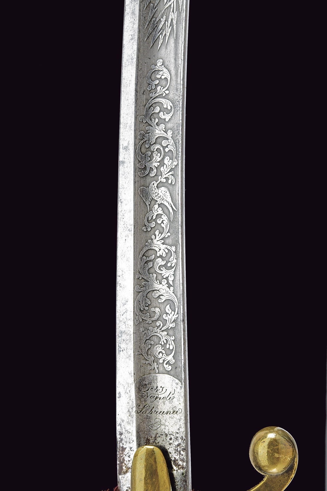 Sciabola della Guardia d'Onore, Regno delle Due Sicilie, 1847