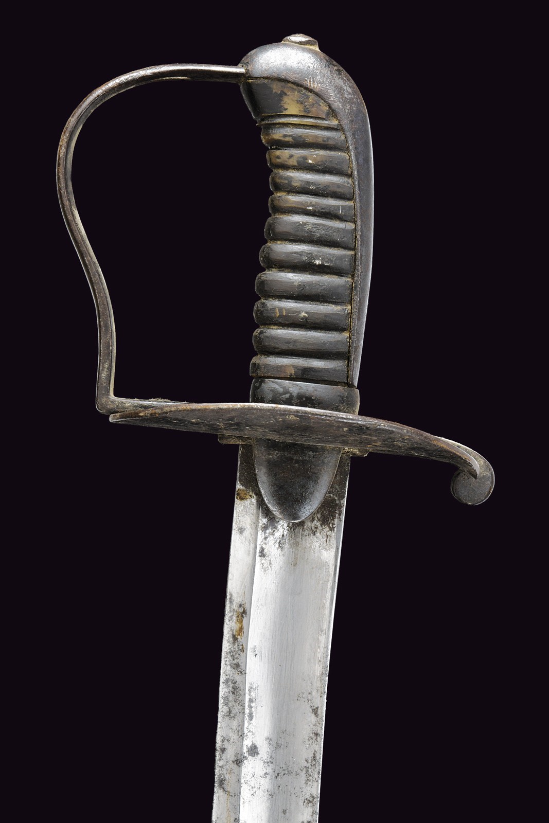 Sciabola da abbordaggio, ferro, lunghezza 100 cm, metà XIX secolo