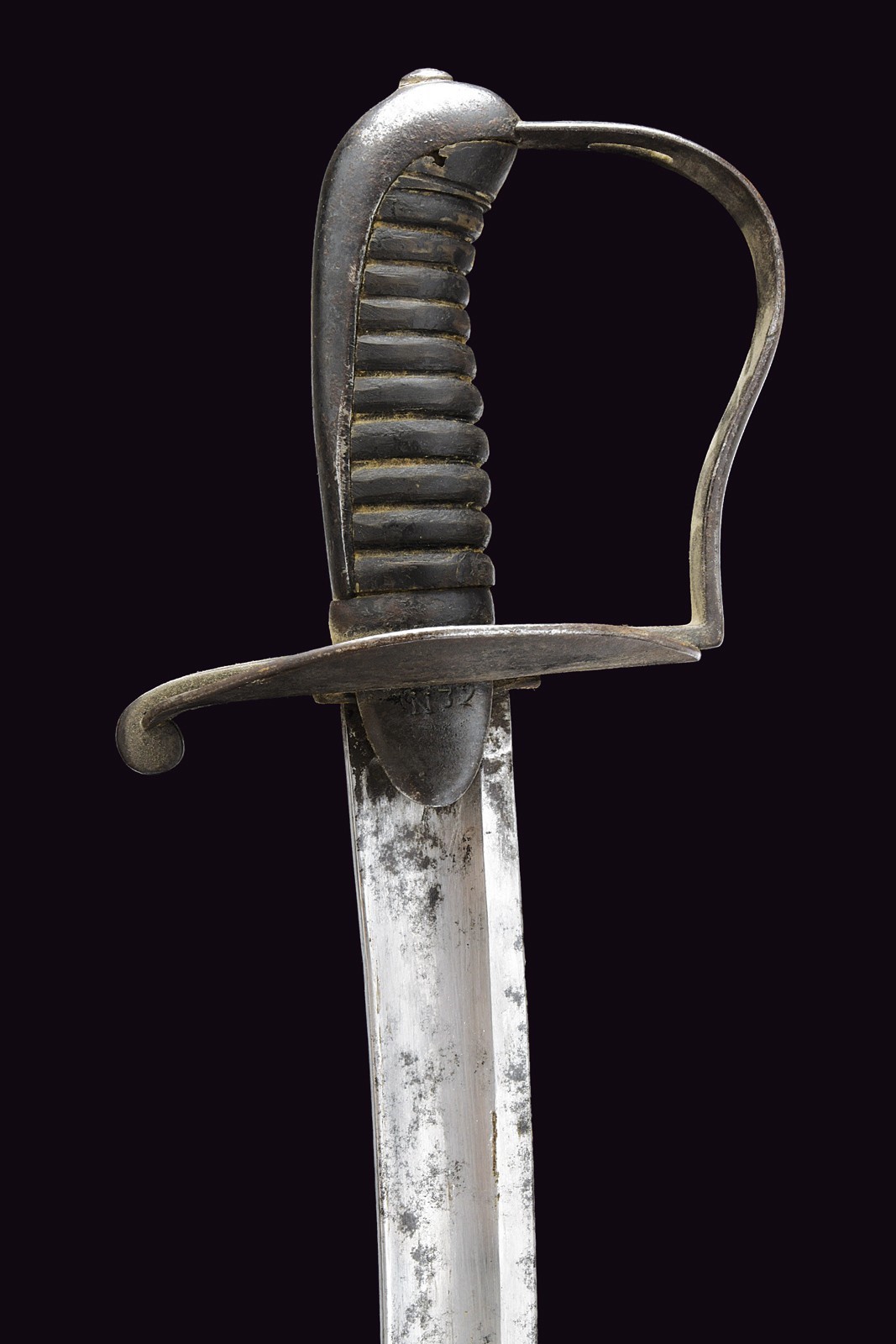 Sciabola da abbordaggio, ferro, lunghezza 100 cm, metà XIX secolo