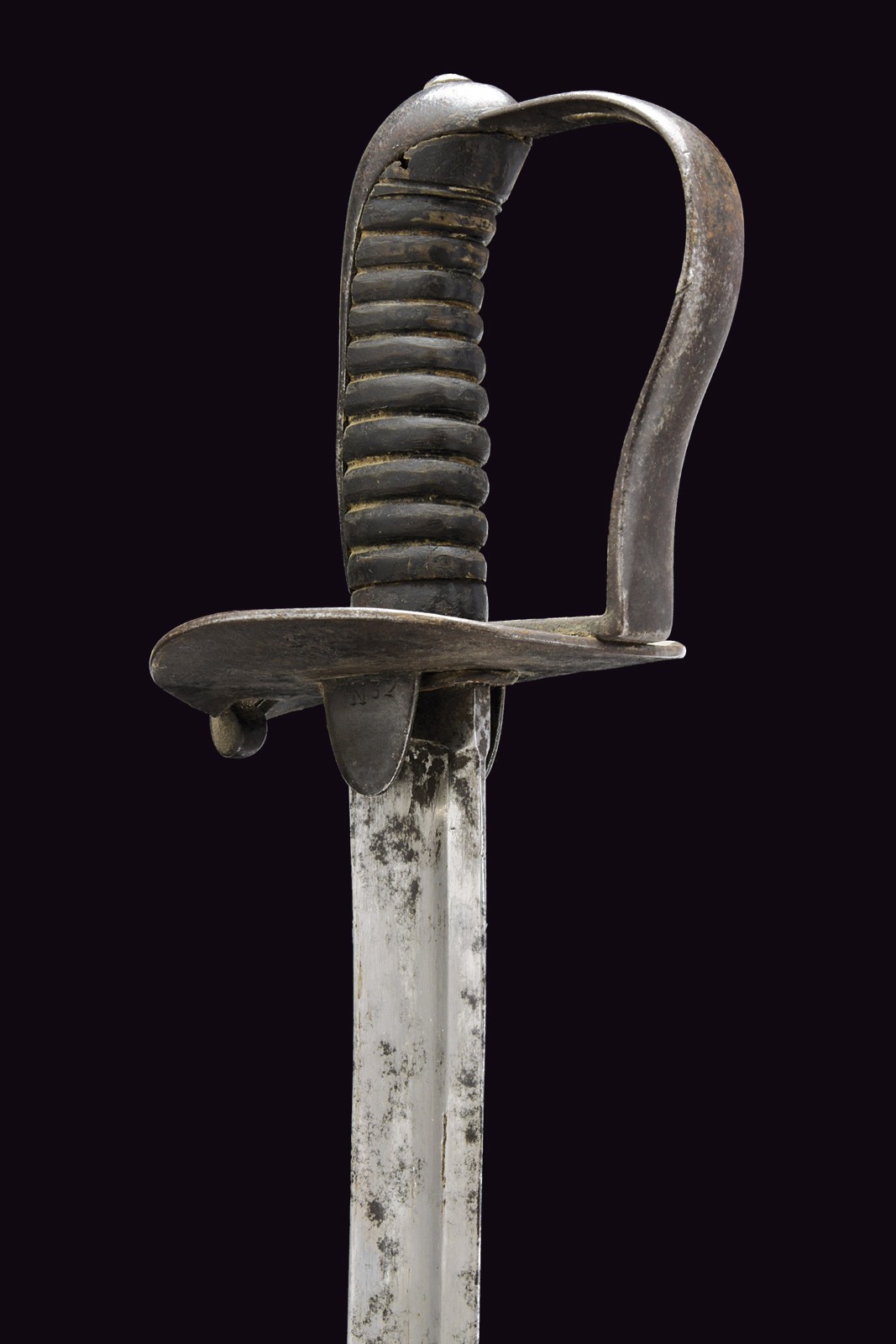 Sciabola da abbordaggio, ferro, lunghezza 100 cm, metà XIX secolo