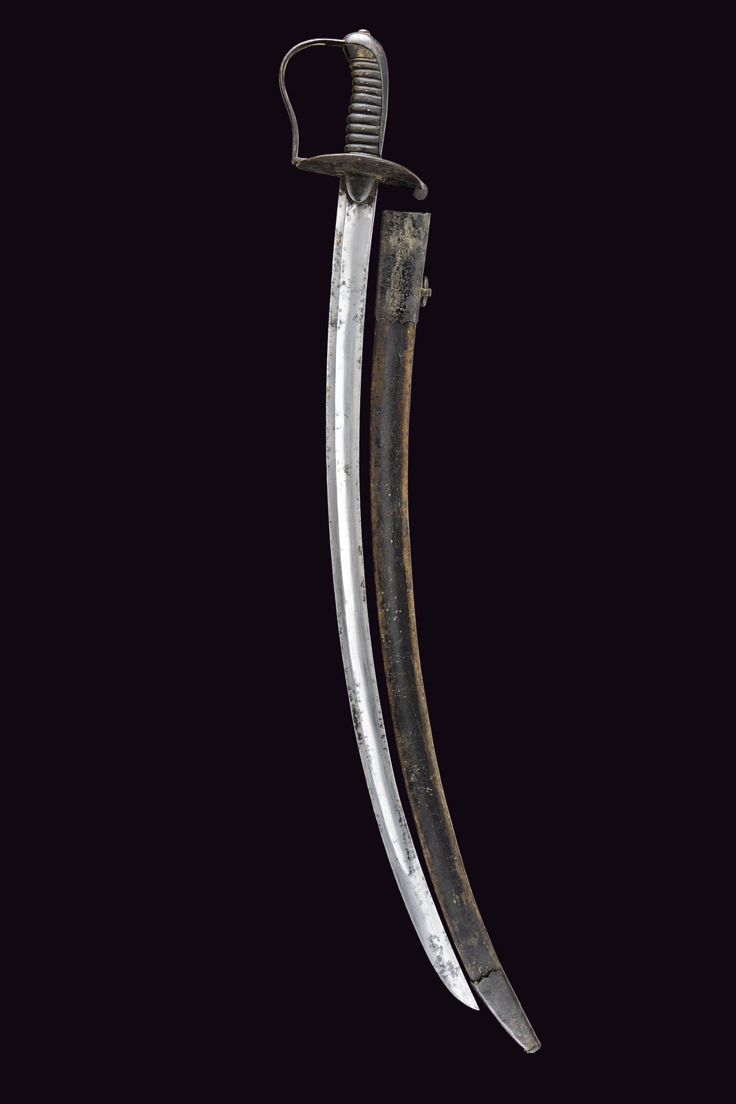 Sciabola da abbordaggio, ferro, lunghezza 100 cm, metà XIX secolo