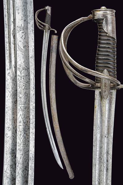 Sciabola da ufficiale degli ussari, Francia, fine del XVIII secolo