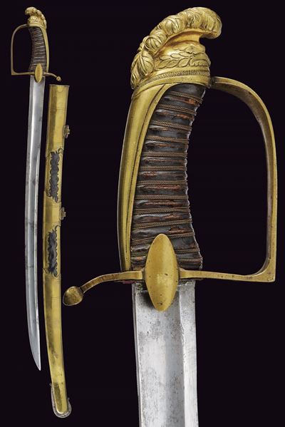 Sciabola d'onore, Francia, primo quarto del XIX secolo, lunghezza 86,7 cm