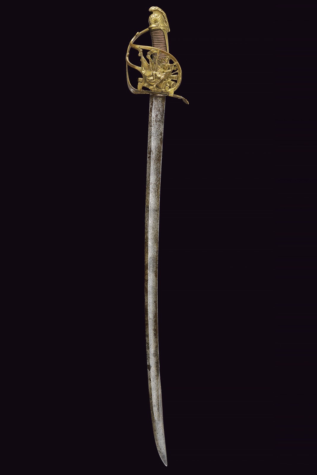 Sciabola di epoca rivoluzionaria, Francia, lunghezza 93.5 cm, fine XVIII secolo