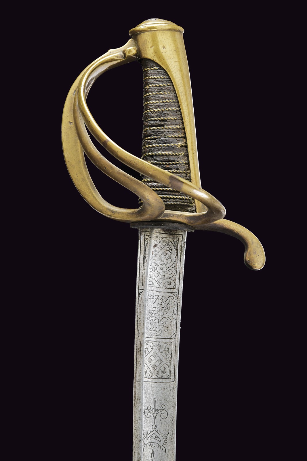 Sciabola da ufficiale di cavalleria di tipo AN XI, Germania, circa 1815