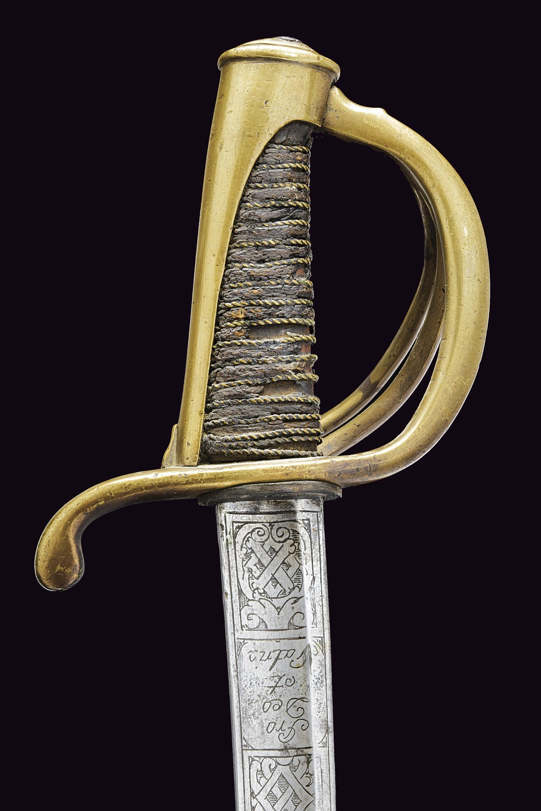 Sciabola da ufficiale di cavalleria di tipo AN XI, Germania, circa 1815