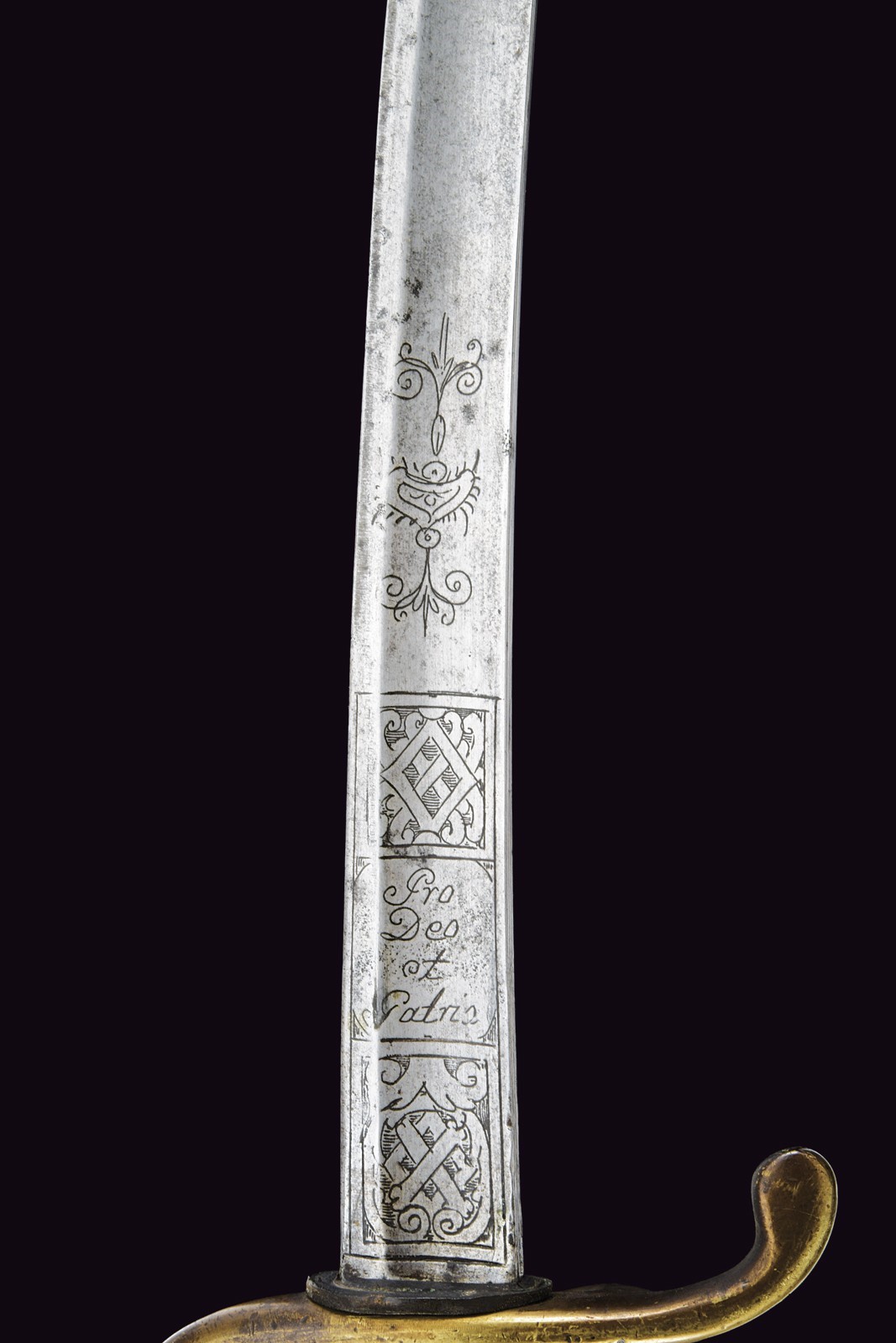 Sciabola da ufficiale di cavalleria di tipo AN XI, Germania, circa 1815