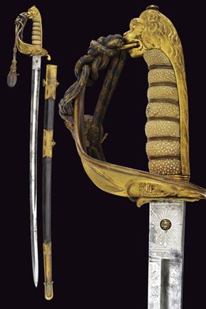 Spada da ufficiale di marina di Selby