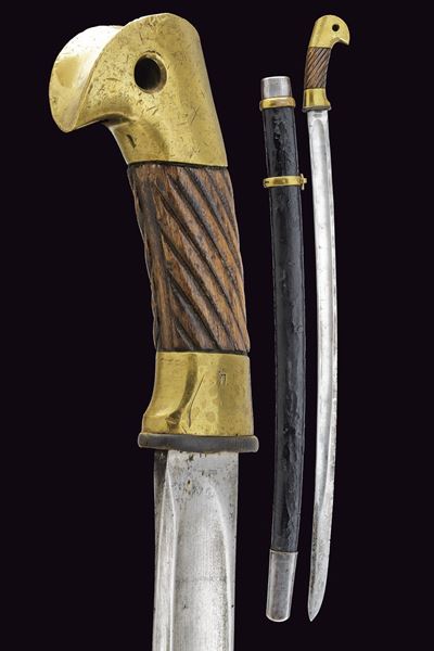 Shasqua militare mod. 1881, Russia, lunghezza 94 cm con fodero