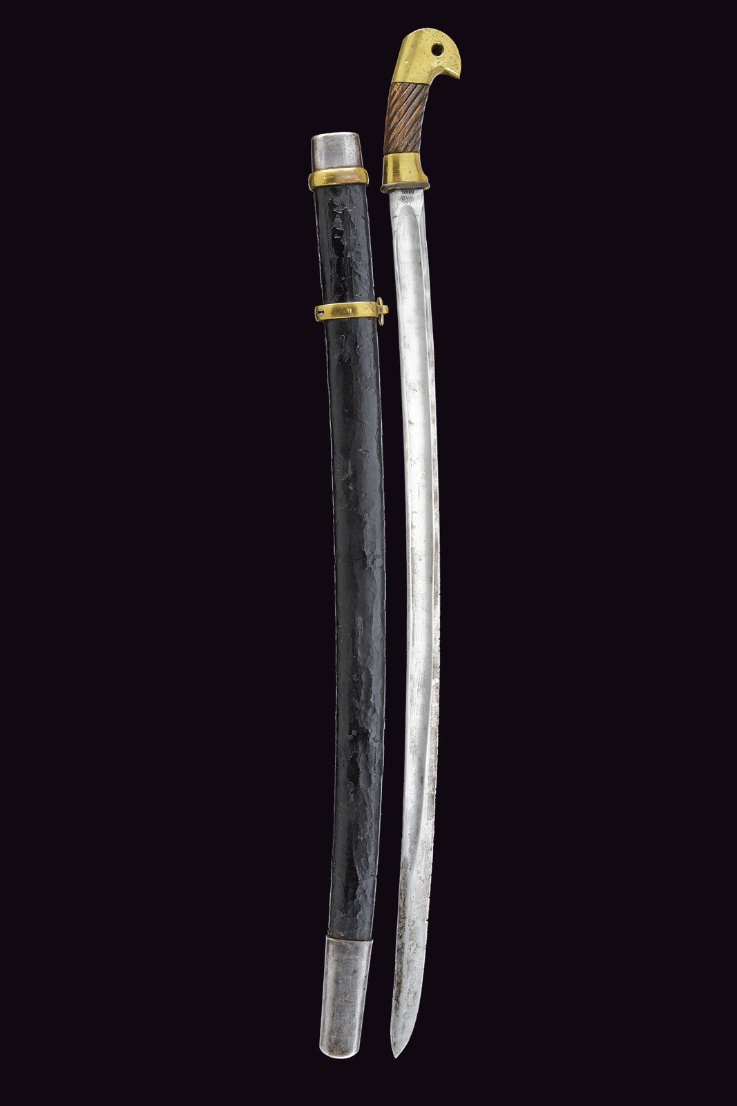 Shasqua militare mod. 1881, Russia, lunghezza 94 cm con fodero