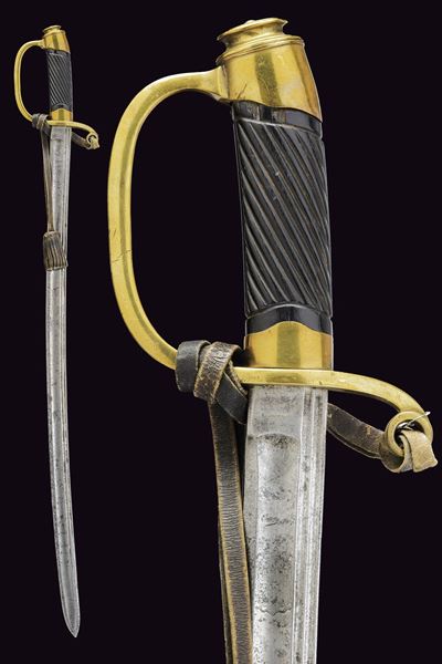 Shasqua da ufficiale dei dragoni, Russia imperiale, lunghezza 89,6 cm, circa 1900