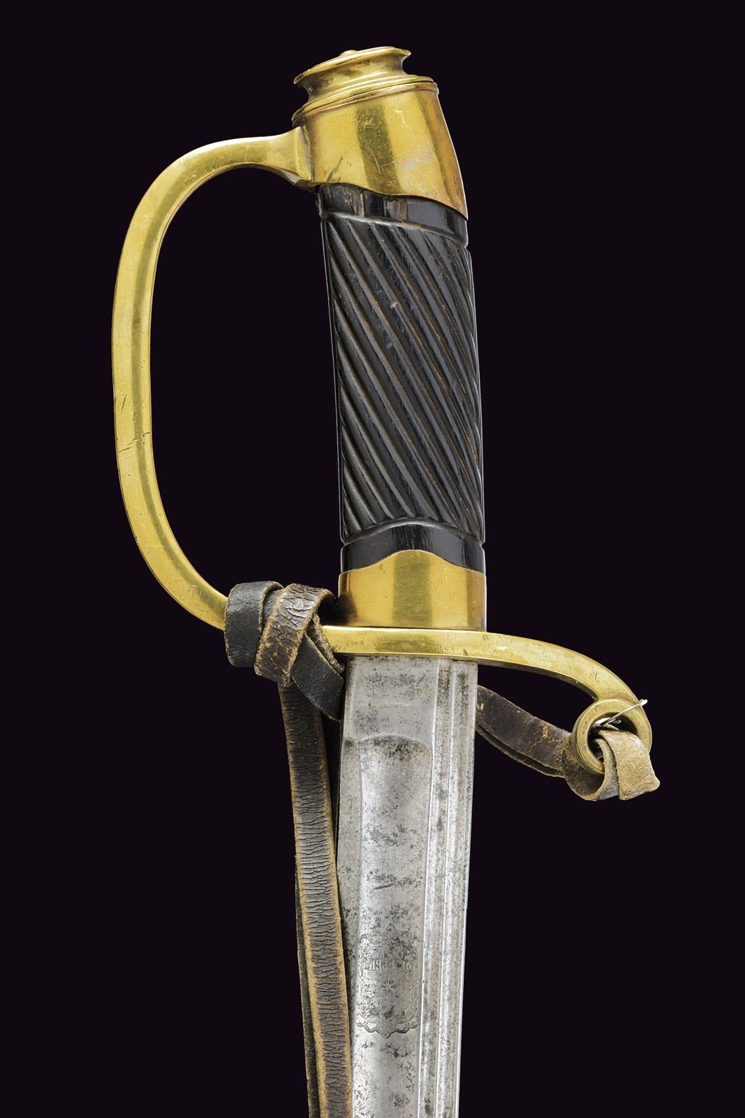 Shasqua da ufficiale dei dragoni, Russia imperiale, lunghezza 89,6 cm, circa 1900