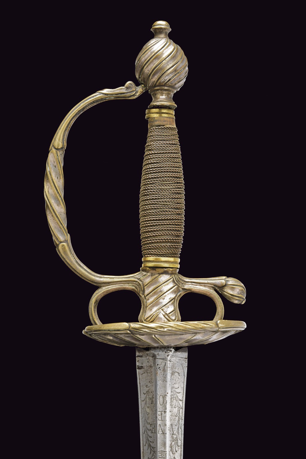 Spadino da ufficiale delle Guardie del Corpo di Sua Maestà, Modello 1774, Regno di Sardegna