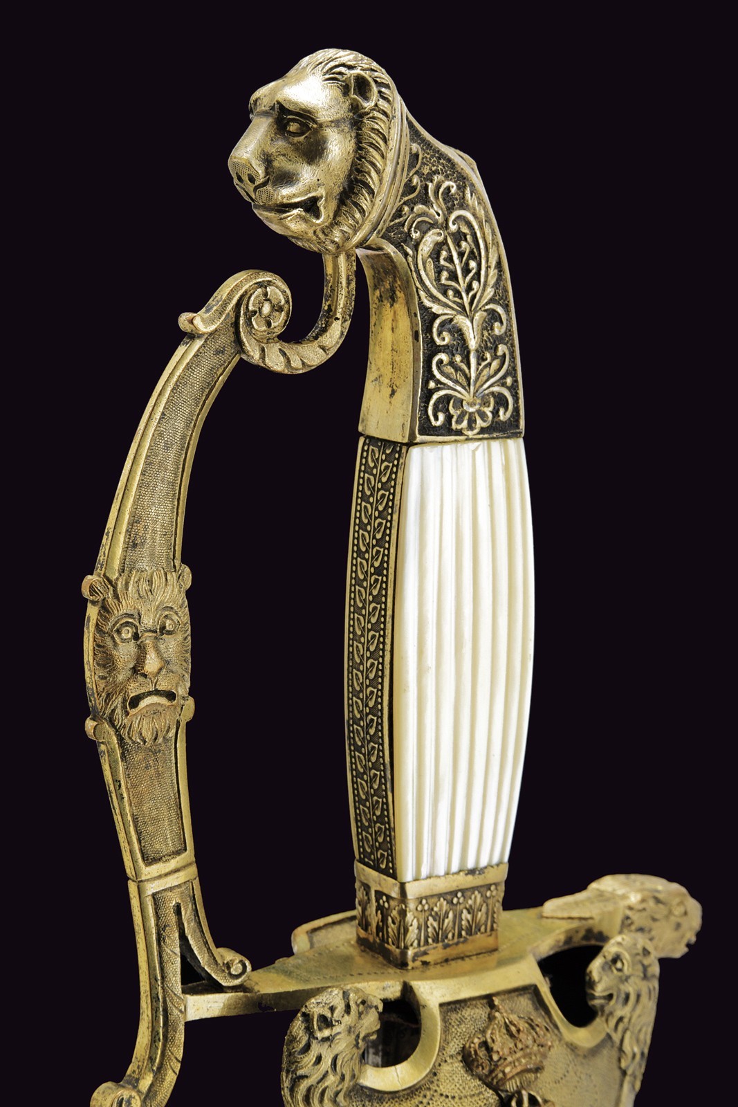 Spadino da funzionario amministrativo navale, Regno di Sardegna, lunghezza 87.3 cm, terzo quarto ...