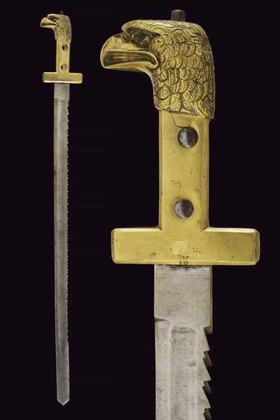 Daga da zappatori della Guardia Civica, modello 1848 - Stato Pontificio