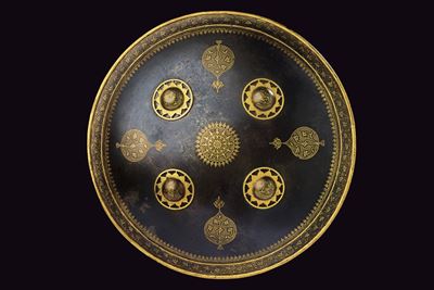 Sipar in ferro decorato, India, fine del XIX secolo