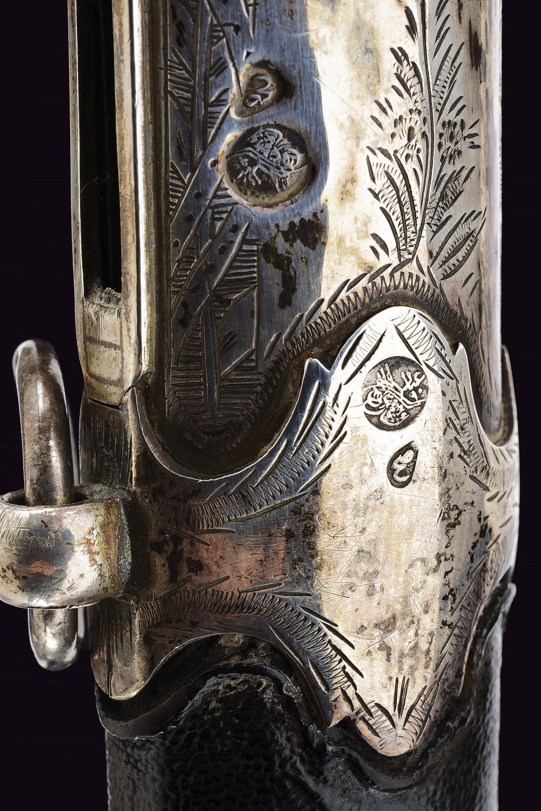 Importante shamshir, Turchia, Prima metà del XIX Secolo, 93.5 cm