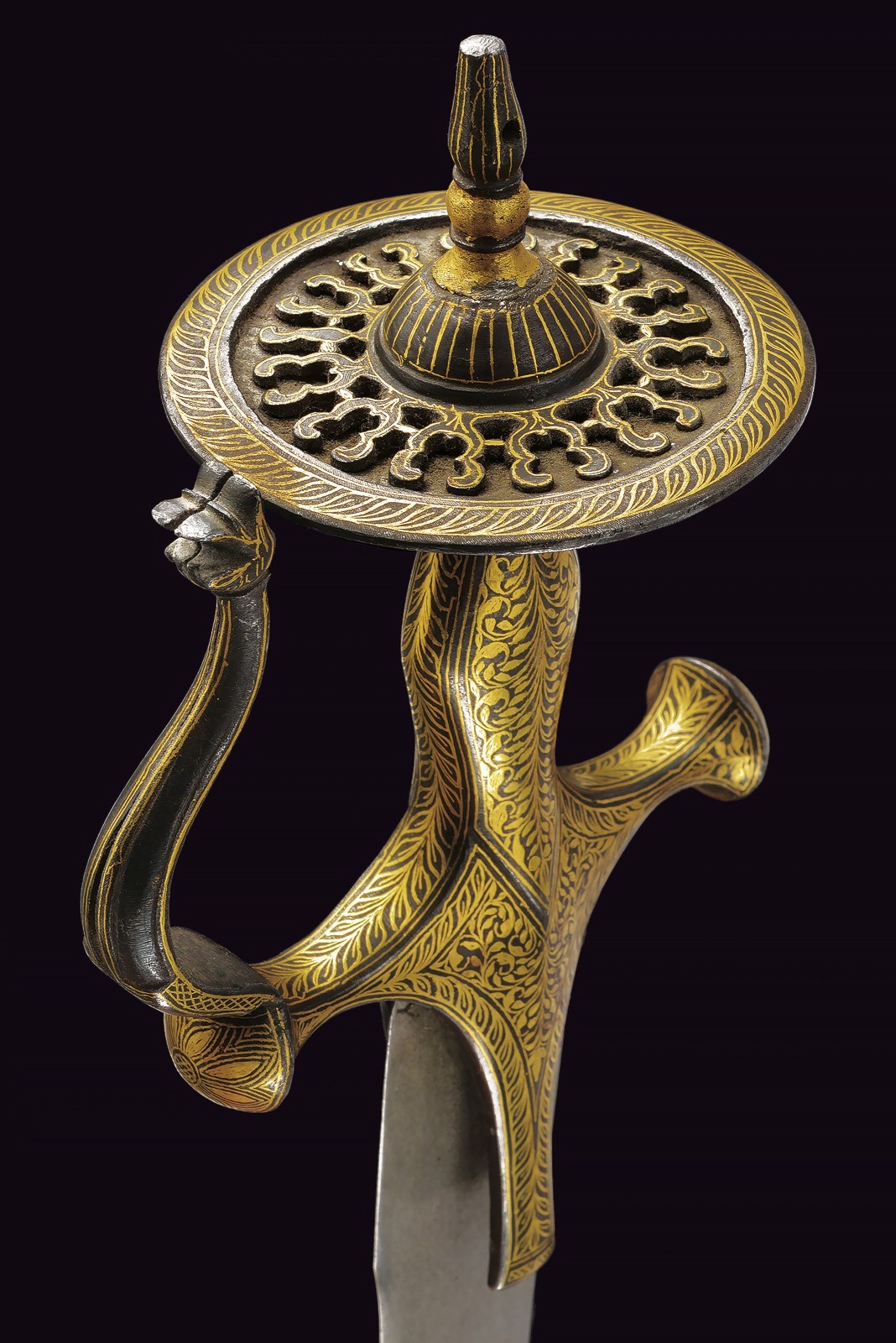 Bel tulvar, lama in damasco, India, Seconda metà del XIX Secolo