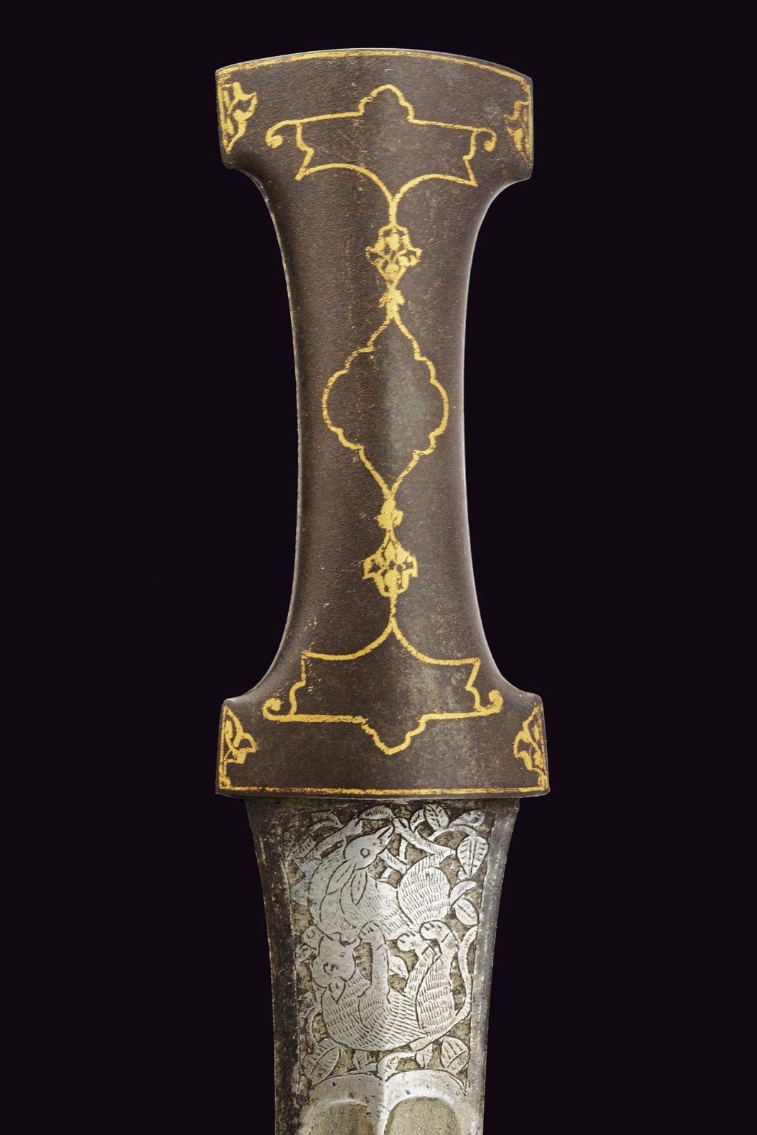 Bel kandshar, lama in damasco, Persia, Seconda metà del XIX Secolo