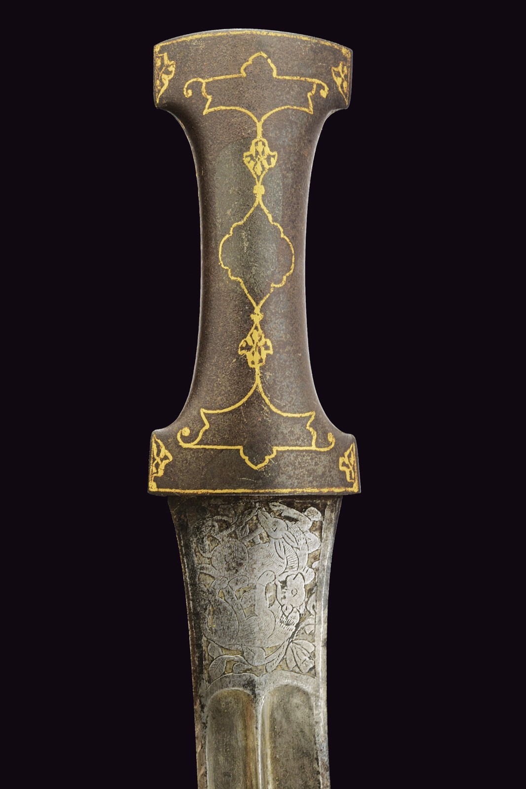 Bel kandshar, lama in damasco, Persia, Seconda metà del XIX Secolo