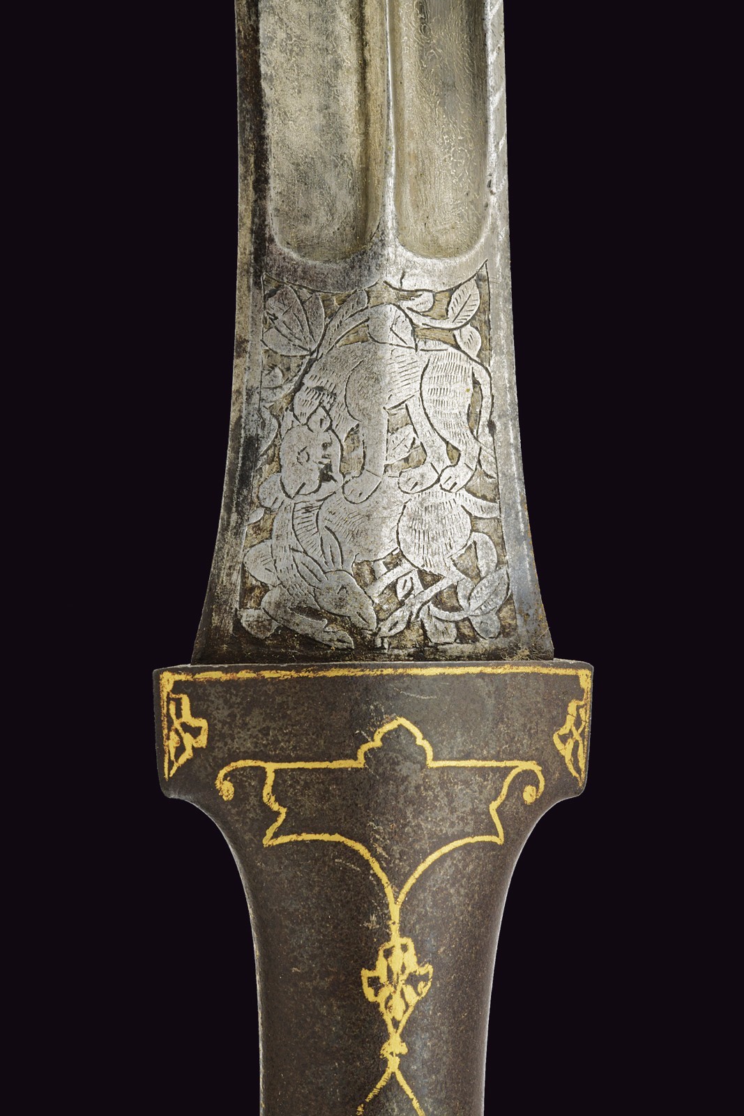 Bel kandshar, lama in damasco, Persia, Seconda metà del XIX Secolo