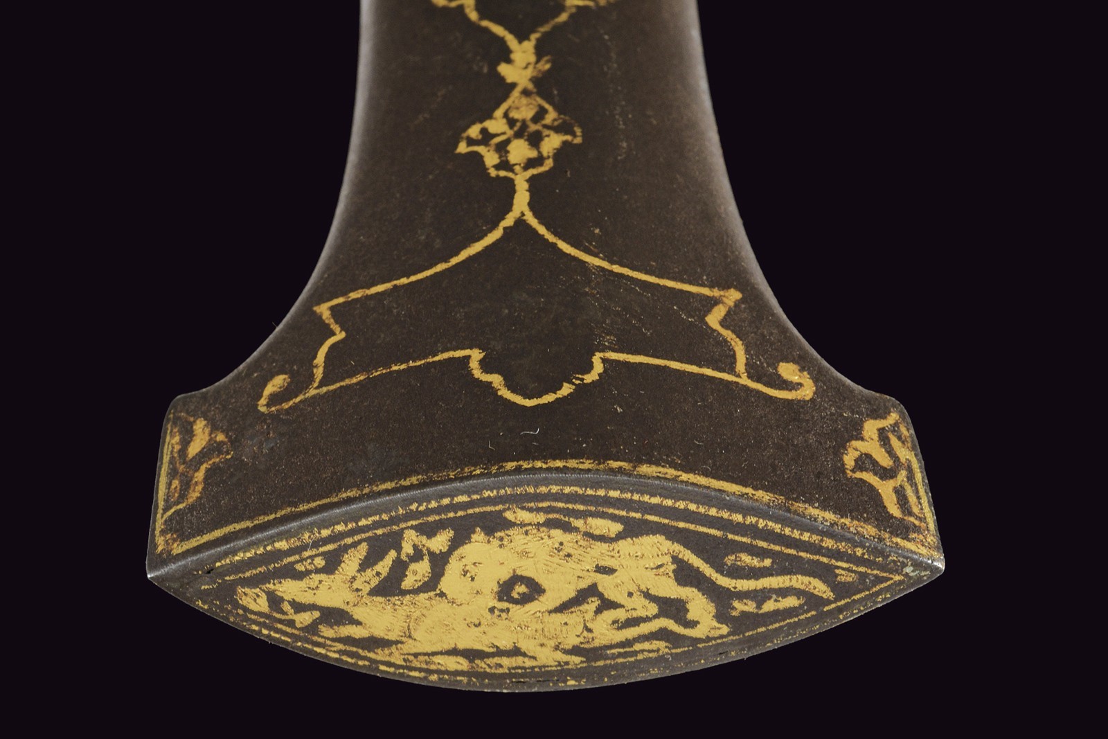 Bel kandshar, lama in damasco, Persia, Seconda metà del XIX Secolo