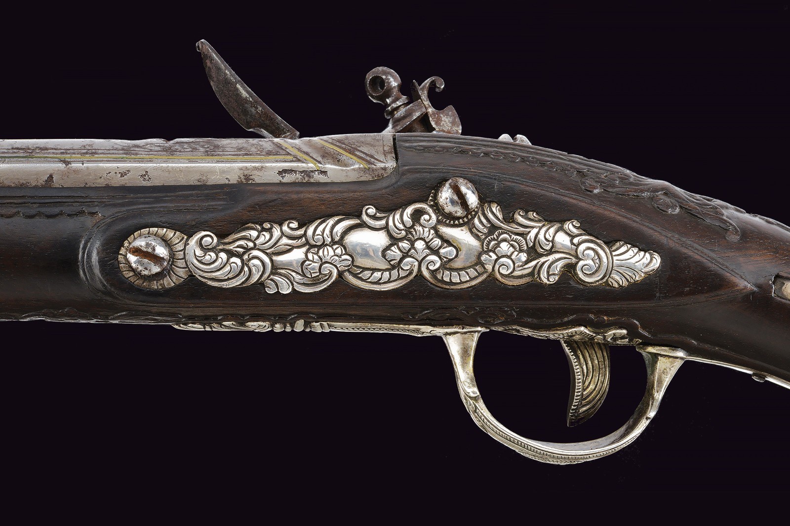 B. Bourlier, Pistola a pietra focaia per il mercato orientale, St. Etienne, XIX secolo