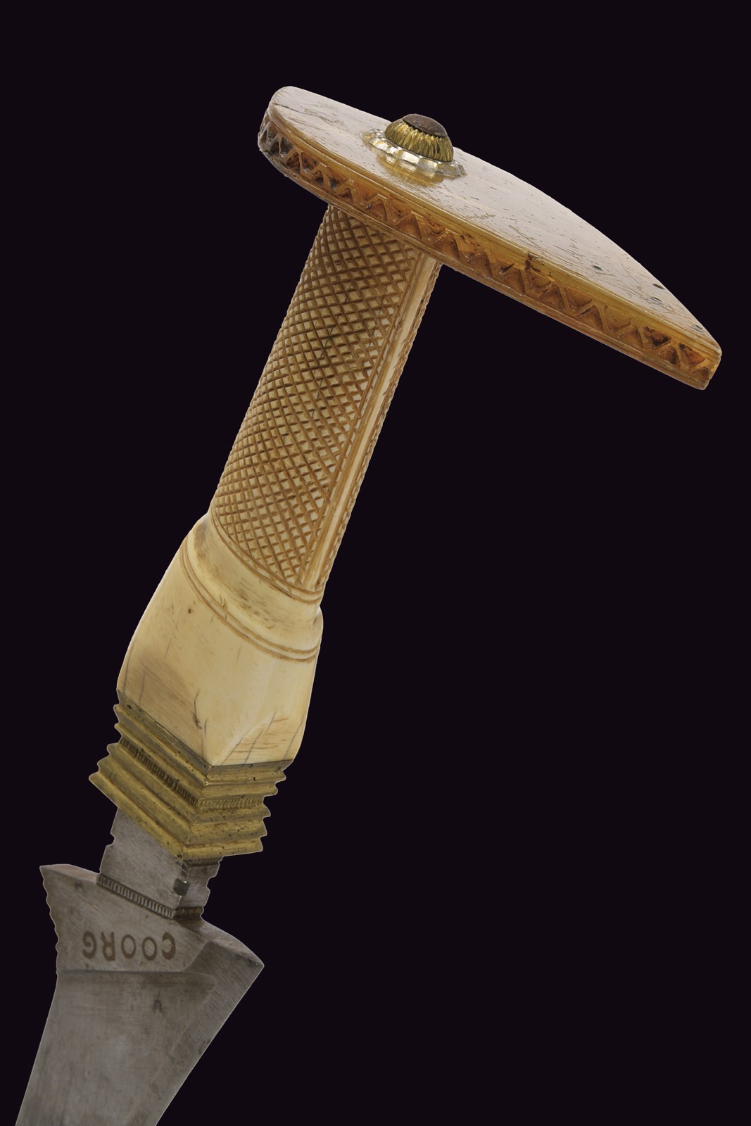 Spada corta Ayda Katti di Coorg, India del Sud, XIX Secolo