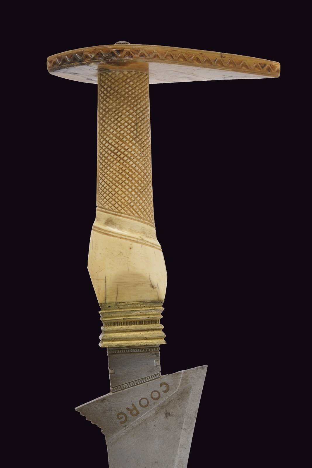 Spada corta Ayda Katti di Coorg, India del Sud, XIX Secolo