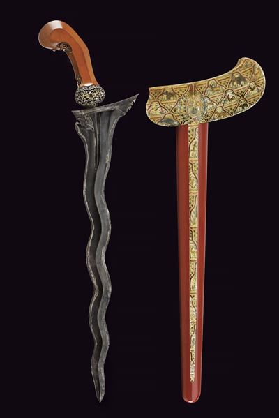 Kris, Giava, lunghezza 48.3 cm, circa 1900
