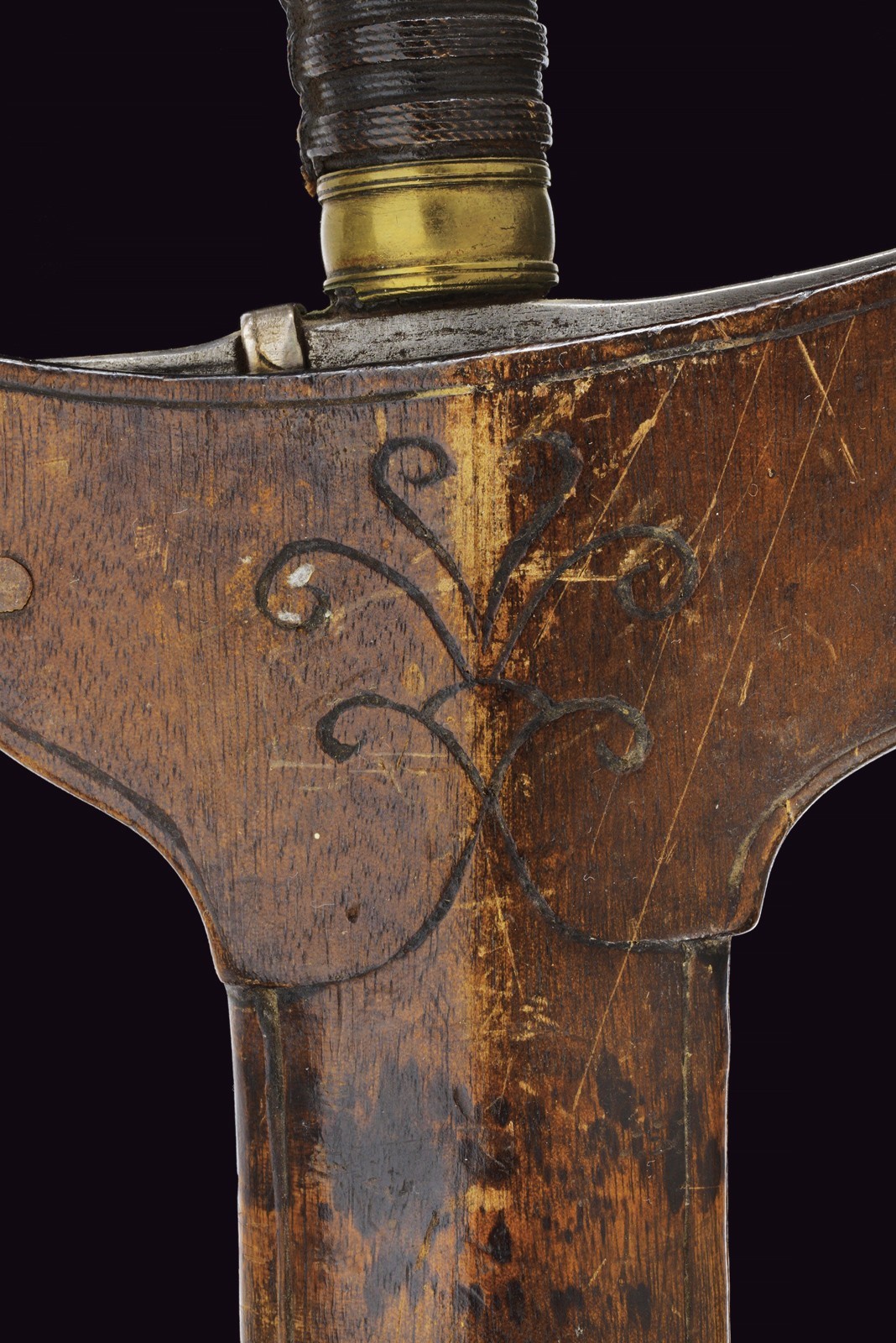 Sundang, Lama a doppio filo con decorazioni in metallo e legno, Filippine, Fine XIX Secolo