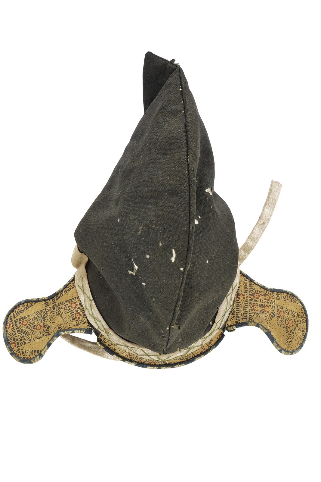 Armatura di maglia Kusari-katabira con cappello Eboshi, Hanamaki e Kote, Periodo Edo