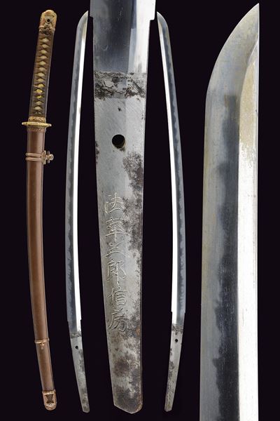 Shin-gunto, Katana del Periodo Showa con Nagasa di 66.3 cm