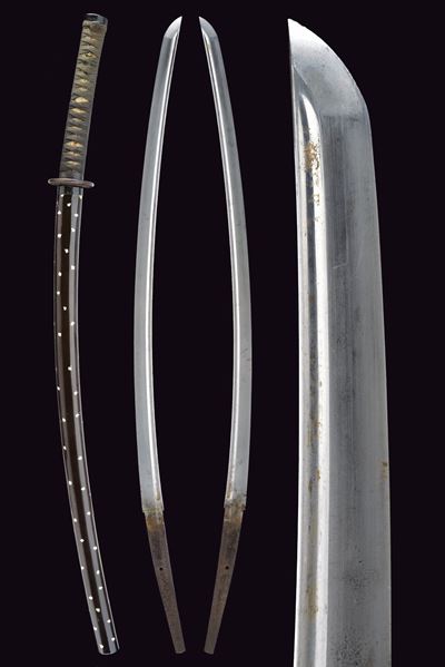 Katana, Giappone, Seconda metà del XIX Secolo, Lunghezza 100 cm
