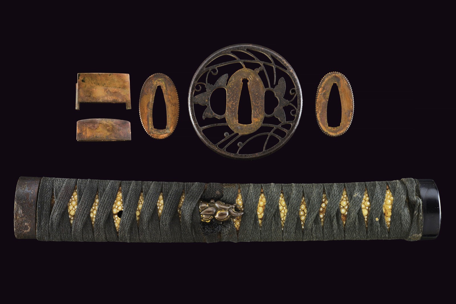 Katana, Giappone, Seconda metà del XIX Secolo, Lunghezza 100 cm