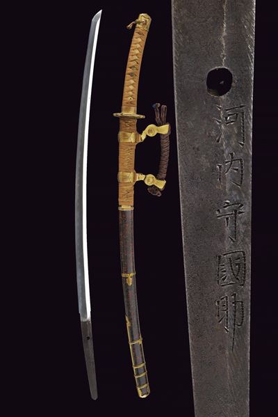 Katana, montatura in stile Tachi, XIX secolo