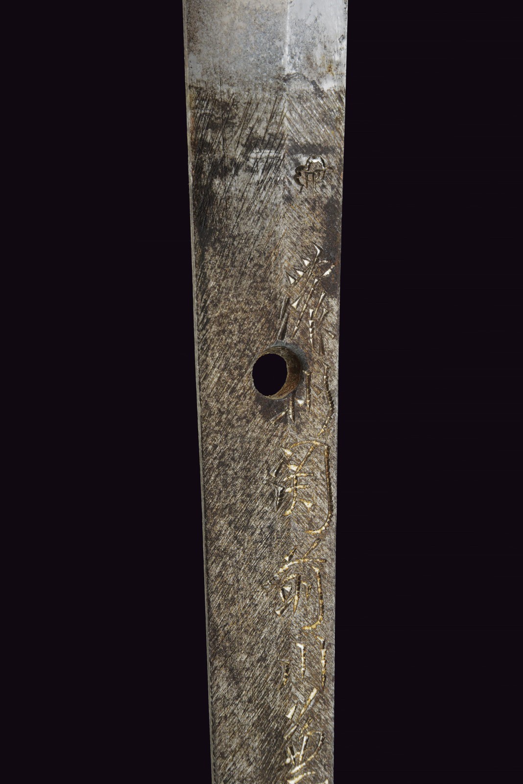 Katana firmata Noshu Seki Maekawa Kane Tsugu Saku Kore, lunghezza 92.4 cm, Periodo Showa