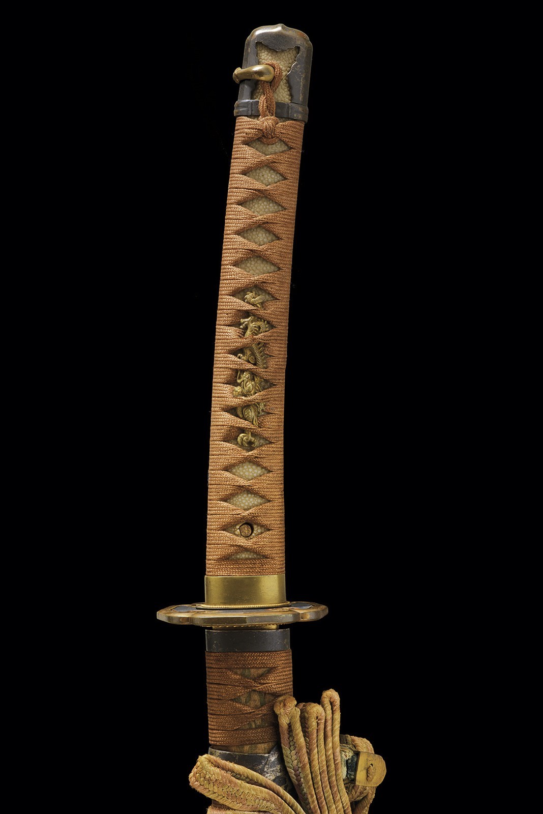 Kanetomo, Katana firmata in montatura da tachi, Periodo Showa