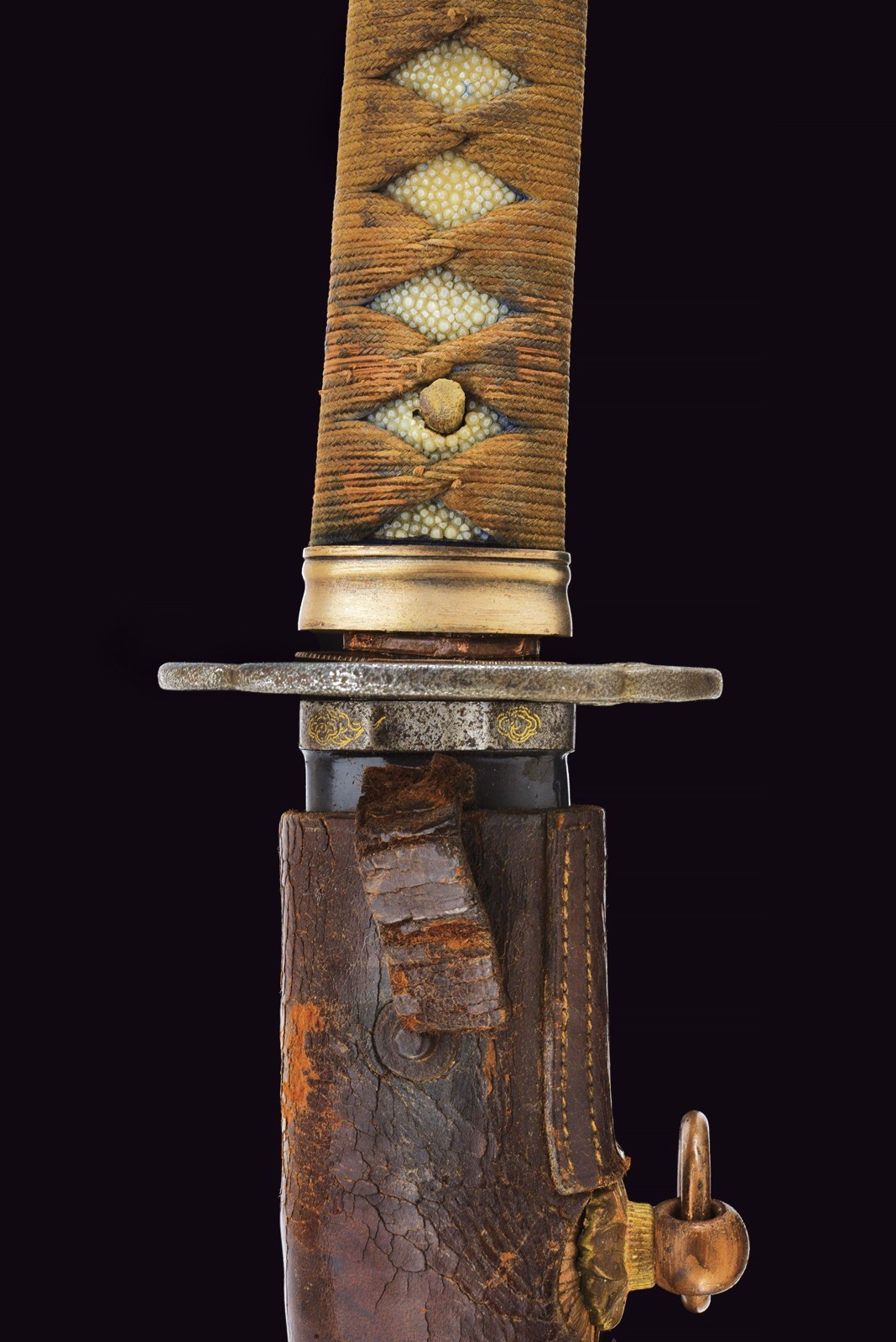 Wakizashi, Lama Shinogi-zukuri in Koshirae composito, Giappone, XIX Secolo