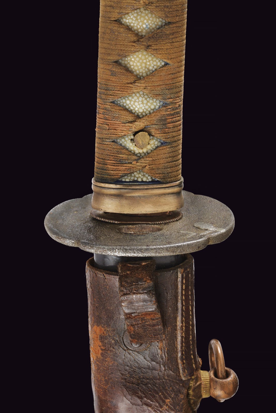 Wakizashi, Lama Shinogi-zukuri in Koshirae composito, Giappone, XIX Secolo