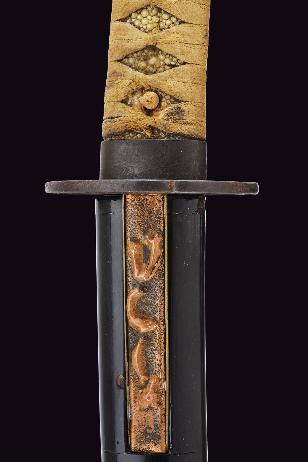 Wakizashi giapponese, periodo Edo, lunghezza 76,3 cm