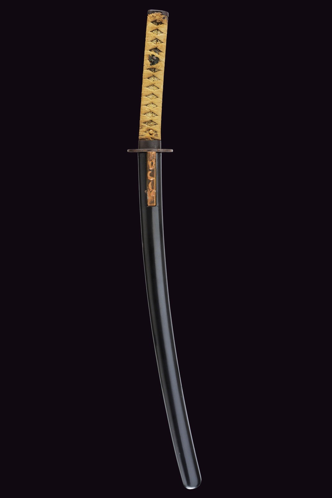 Wakizashi giapponese, periodo Edo, lunghezza 76,3 cm