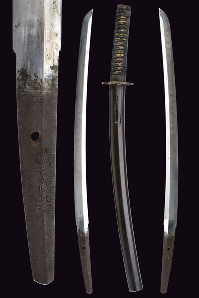 Wakizashi, Lama Shinogi-zukuri del Periodo Edo