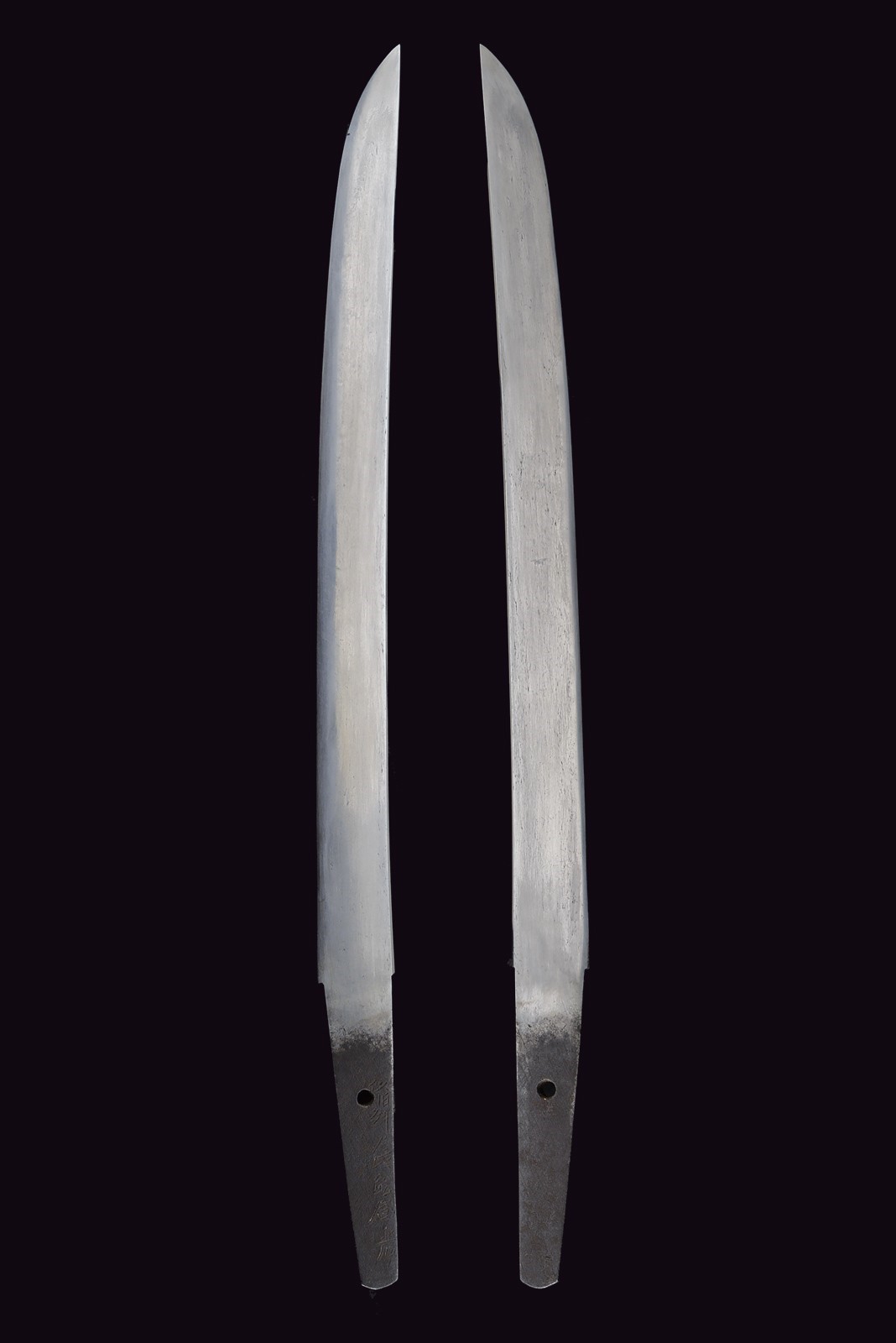 Wakizashi, Giappone, Lama Mino hira-zukuri, lunghezza 45,5 cm, Periodo Edo (1603-1867)