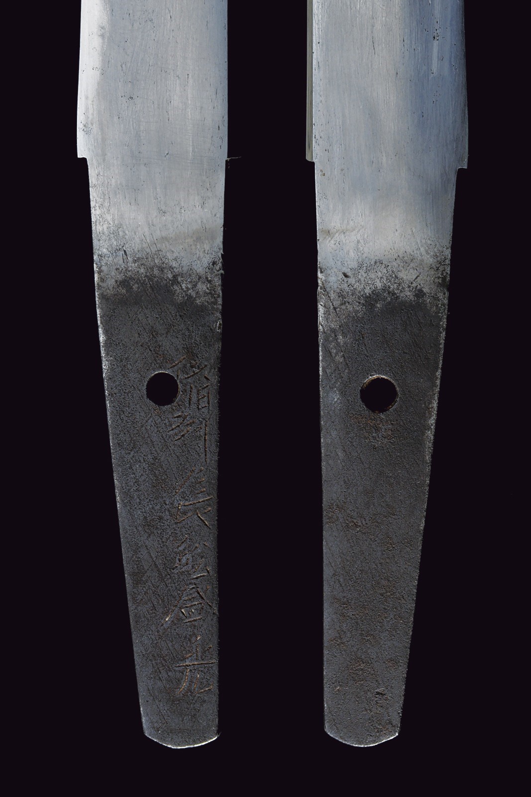 Wakizashi, Giappone, Lama Mino hira-zukuri, lunghezza 45,5 cm, Periodo Edo (1603-1867)