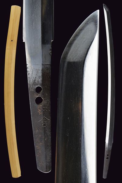 Kaneie, Wakizashi in shirasaya - Giappone, Periodo Edo